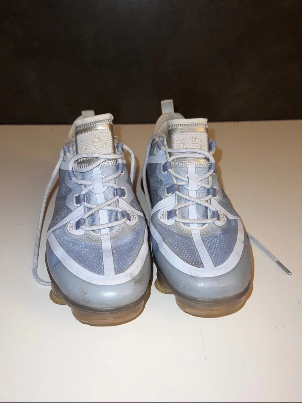 Nike Air VaporMax Indigo Fog Pure Platinum Blue AJ2617-001 Wmns 8.5 / 7Y shoes